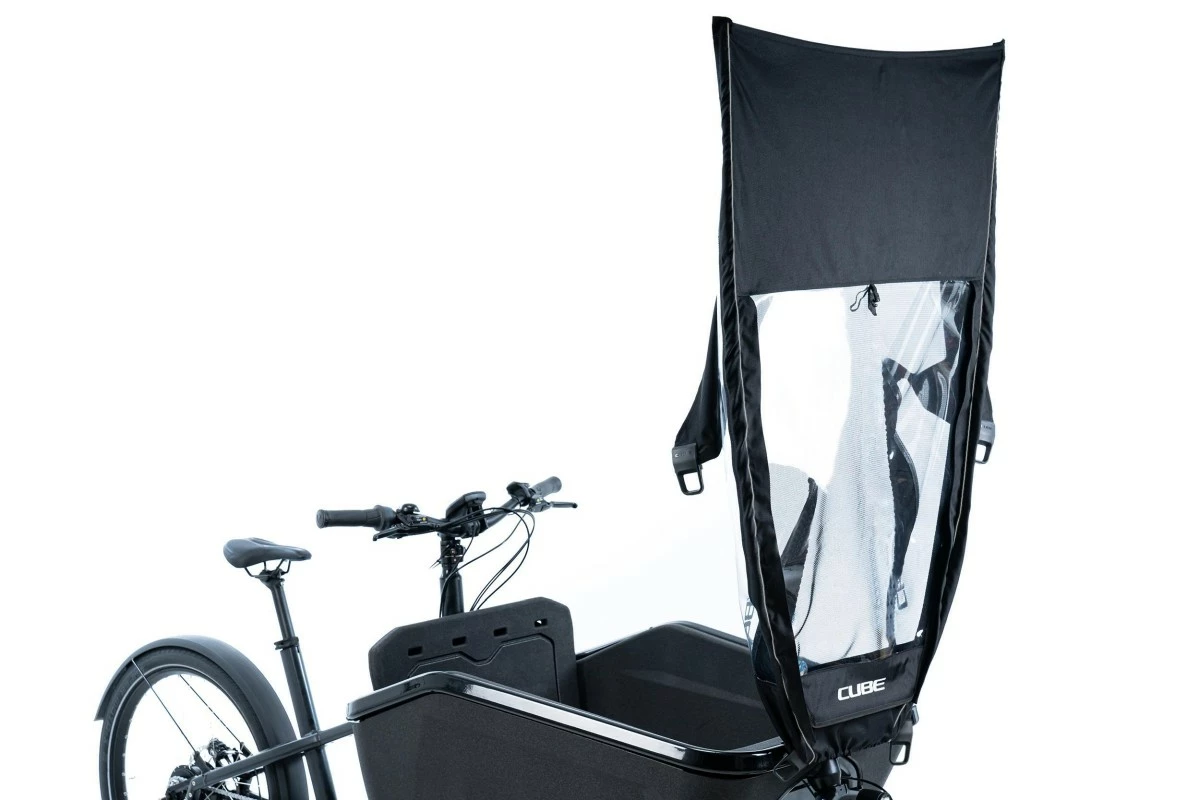 Cube Raincover Regenverdeck Für Cargo 2.0 Lastenrad Schwarz 4 Cube Raincover Regenverdeck Für Cargo 2.0 Lastenrad Schwarz – Bild 2