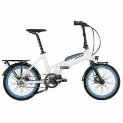 Bergamont Paul-E EQ Expert 20'' Compact Pedelec E-Bike Fahrrad Weiß/blau 2022