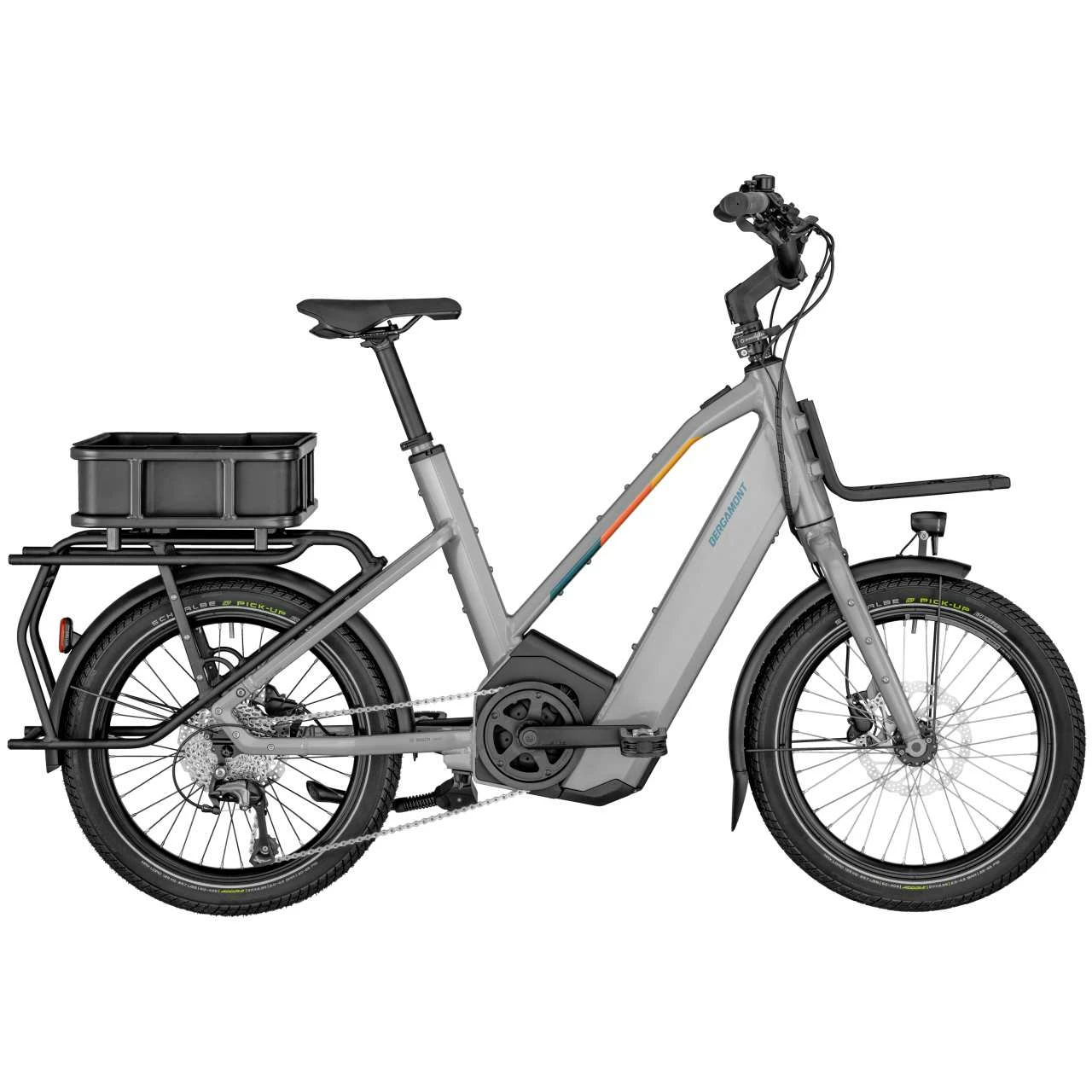 Bergamont Hans-E Pedelec E-Bike Lastenrad Grau 2023 6 Bergamont Hans-E Pedelec E-Bike Lastenrad Grau 2023 – Bild 4