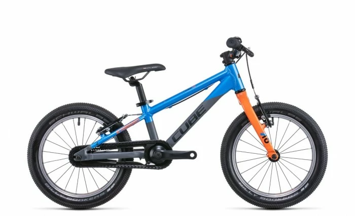 Cube Cubie 160 Actionteam 16'' Kinder Fahrrad Grau/blau/orange 2022 3 Cube Cubie 160 Actionteam 16'' Kinder Fahrrad Grau/blau/orange 2022