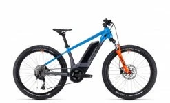 Cube Acid 240 Hybrid Rookie Pro 400 Actionteam 24'' Kinder Pedelec E-Bike Fahrrad Grau/blau/orange 2023