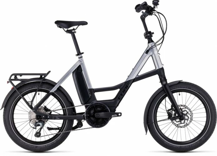 Cube Compact Sport Hybrid 20'' Pedelec E-Bike Fahrrad Silberfarben/schwarz 2023 3 Cube Compact Sport Hybrid 20'' Pedelec E-Bike Fahrrad Silberfarben/schwarz 2023