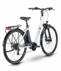 Husqvarna Eco City EC1 26'' Wave Unisex Pedelec E-Bike City Fahrrad Weiß 2023 -Günstiges E-Citybikes Geschäft HQV21EcoCityEC1whitebronzebackweb