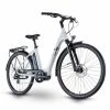 Husqvarna Eco City EC1 26'' Wave Unisex Pedelec E-Bike City Fahrrad Weiß 2023 -Günstiges E-Citybikes Geschäft HQV21EcoCityEC1whitebronzeobliqueweb