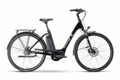 Husqvarna Eco City EC2 FW 418 Wave Unisex Pedelec E-Bike City Fahrrad Schwarz 2023 -Günstiges E-Citybikes Geschäft HQV21EcoCityEC2blackbronzefrontweb