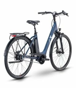 Husqvarna Eco City EC4 CB 26'' Wave Unisex Pedelec E-Bike City Fahrrad Blau 2023 -Günstiges E-Citybikes Geschäft HQV21EcoCityEC4dbluewhitemattbackweb