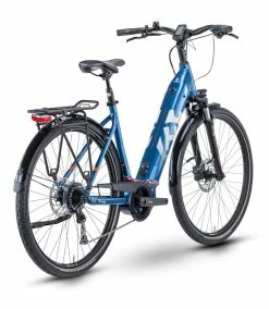 Husqvarna Gran City GC3 Wave Unisex Pedelec E-Bike City Fahrrad Blau 2023 -Günstiges E-Citybikes Geschäft HQV21GranCityGC3blueredbackweb