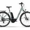 Raymon CityRay E 1.0 Wave Unisex Pedelec E-Bike City Fahrrad Grün/schwarz 2023 -Günstiges E-Citybikes Geschäft PHOBIKE90RERAY CityRay E10 wave 28 pistaccio blackmatt front web