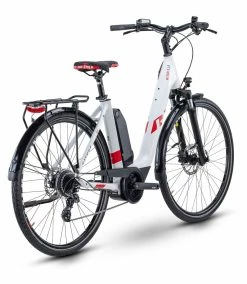 Raymon CityRay E 1.0 Wave Unisex Pedelec E-Bike City Fahrrad Weiß 2021 7 Raymon CityRay E 1.0 Wave Unisex Pedelec E-Bike City Fahrrad Weiß 2021 -Günstiges E-Citybikes Geschäft RAY21CityRayE10whitedredbackweb