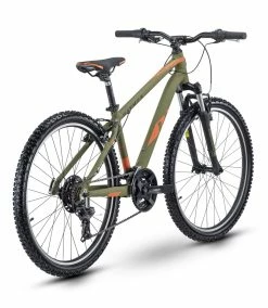 Raymon Sixray 1.0 26'' Kinder Fahrrad Grün 2021 -Günstiges E-Citybikes Geschäft RAY21SixRay10armormagmabackweb