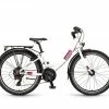 Winora Chica 24" 21 Gang Kinder Fahrrad Weiß/pink 2021 -Günstiges E-Citybikes Geschäft WIN2019Chica2421white