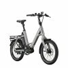 QIO Eins P-R Rohloff 20'' Pedelec E-Bike Compact Fahrrad Grau 2023 -Günstiges E-Citybikes Geschäft pr grau